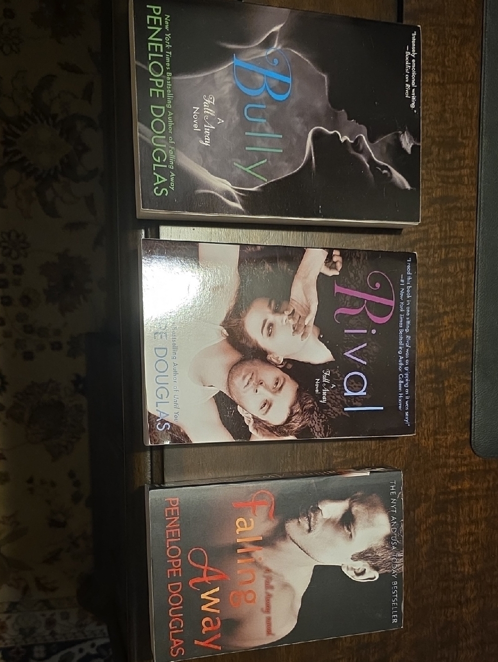 Penelope Douglas Paperback Book Set - Black, Purple, Brown Covers